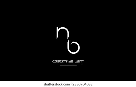 BN, NB, B, N abstrakte Buchstaben Logo-Monogramm