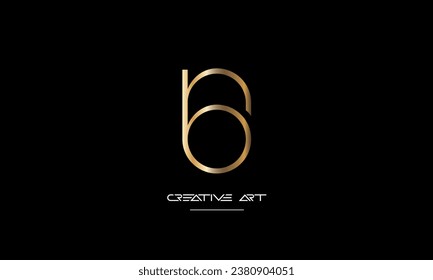BN, NB, B, N abstract letters logo monogram