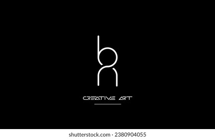 BN, NB, B, N abstrakte Buchstaben Logo-Monogramm