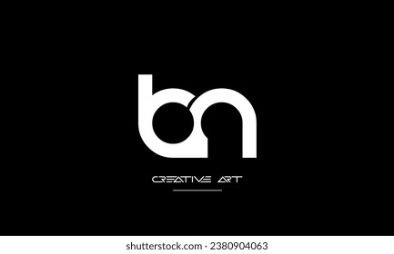 BN, NB, B, N abstract letters logo monogram