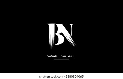 BN, NB, B, N abstract letters logo monogram