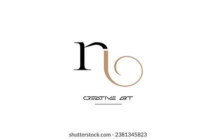 BN, NB, B, N abstrakte Buchstaben Logo-Monogramm