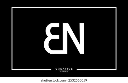 BN, NB, B, N, Letras Abstractas Logo Monograma