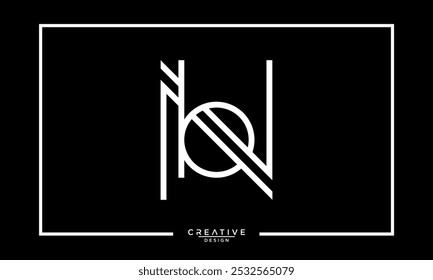 BN, NB, B, N, Abstract Letters Logo Monogram