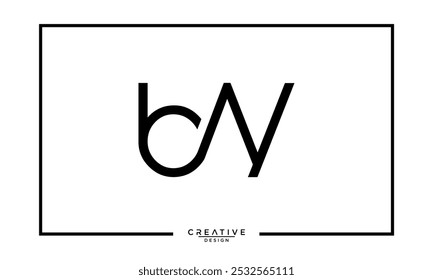BN, NB, B, N, Letras Abstractas Logo Monograma