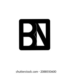 Bn nb b n black white logo .bn initial letter logo - Powered by Shutterstock - Get 15% off with code: PIKWIZARD15