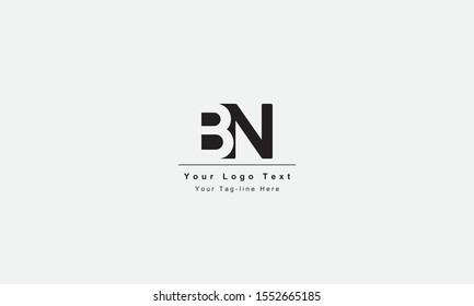 BN or NB letter logo. Unique attractive creative modern initial BN NB B N initial based letter icon logo