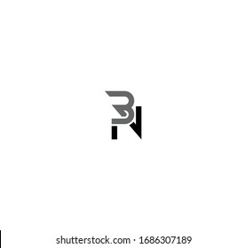 Logo de BN o NB y diseños de iconos