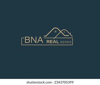 BNA Real Estate and Consultants Logo Design Vectors images. Luxury Real Estate Logo Design