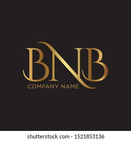 BNB Gold Logo Design Vector svg