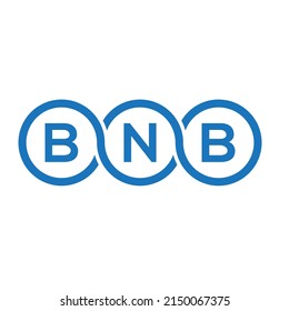 BNB letter logo design on white background. BNB creative initials letter logo concept. BNB letter design.
 svg
