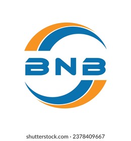 BNB letter logo design on a white background or Monogram logo design for entrepreneur and business. svg