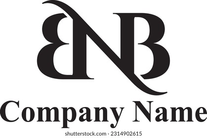 BNB logo. BNB letter. BNB letter logo design. Initials BNB logo, Vector image free download. svg