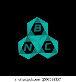 BNC creative minimalist letter logo. BNC unique vector initials alphabet letter logo design
