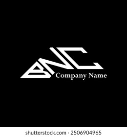 BNC logo design, BNC simple and modern logo. BNC luxurious alphabet design  