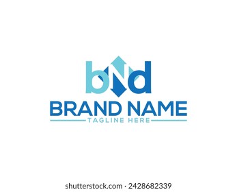 BnD logo letter design 1