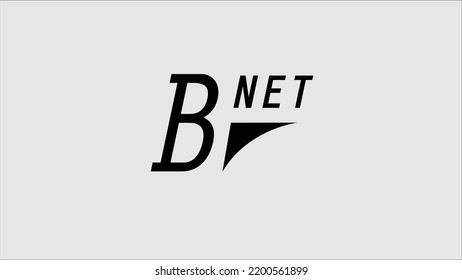 Logo de B-Net para entretenimiento de podcast tv studio