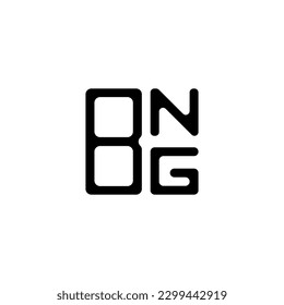 BNG letter logo creative design with vector graphic, BNG simple and modern logo.