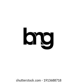 bng letter original monogram logo design