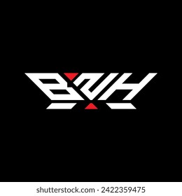 BNH letter logo vector design, BNH simple and modern logo. BNH luxurious alphabet design  