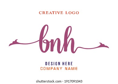 BNH lettering logo is simple, easy to understand and authoritative