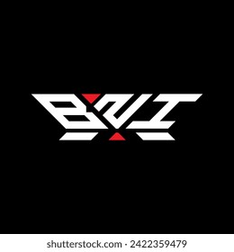 BNI letter logo vector design, BNI simple and modern logo. BNI luxurious alphabet design  