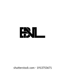 bnl letter original monogram logo design