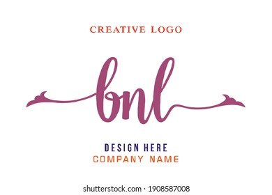 BNL lettering logo is simple, easy to understand and authoritative