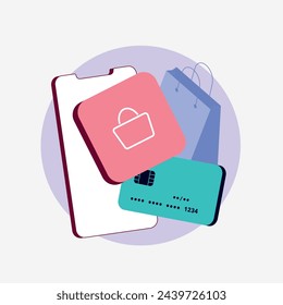 BNPL concept with payment flexibility, deferred plans, and installment options. Visualize buy now pay later graphics icon for seamless m-commerce shopping finance