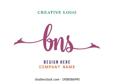 BNS lettering logo is simple, easy to understand and authoritative