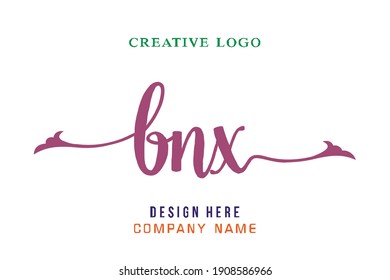 BNX lettering logo is simple, easy to understand and authoritative