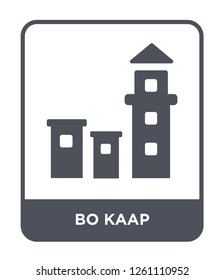 bo kaap icon vector on white background, bo kaap trendy filled icons from Culture collection, bo kaap simple element illustration