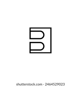 Plantillas con el logotipo de la letra inicial BO B y O
