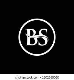BO Letter Logo Design Vector With Black And White Color. BO Logo Design