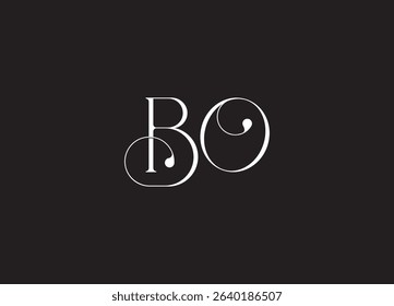 BO Logo Design Creative and Modern Logo Design