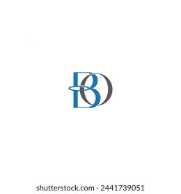 bo logo design feminine type initials logo design 