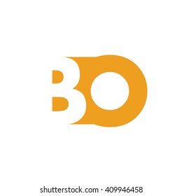 BO Logo | Vector Graphic Branding Letter Element | jpg, eps, path, web, app, art, ai | White Background