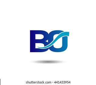 BO Logo Vector Graphic Branding Letter Element
