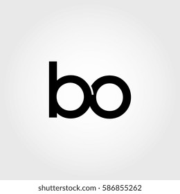 bo lowercase logo black interrelated