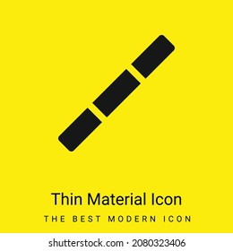 Bo minimal bright yellow material icon