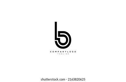 BO OB Abstract initial monogram letter alphabet logo design