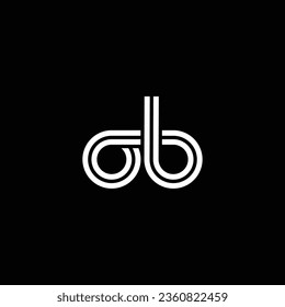 BO or OB abstract outstanding professional business awesome artistic branding company different colors illustration logo