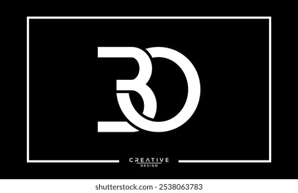 BO. OB. B. BO. Abstract Letters Logo Monogram