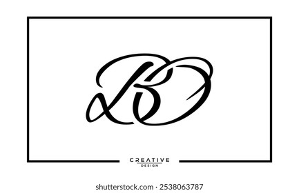 BO. OB. B. BO. Abstract Letters Logo Monogram