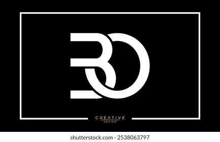 BO. OB. B. BO. Abstract Letters Logo Monogram