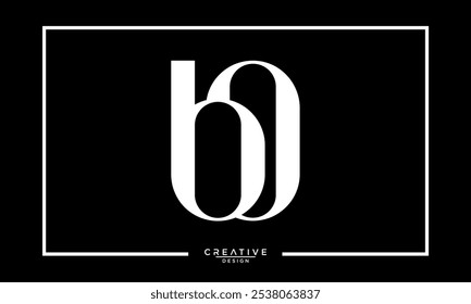 BO. OB. B. BO. Abstract Letters Logo Monogram
