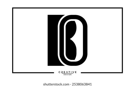 BO. OB. B. BO. Abstract Letters Logo Monogram