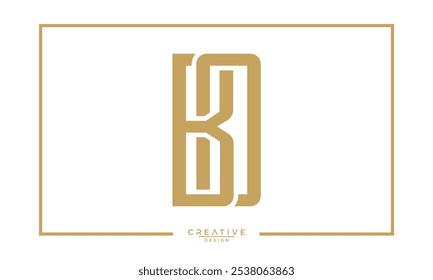 BO. OB. B. BO. Abstract Letters Logo Monogram