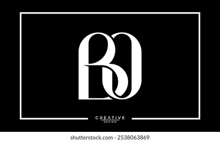 BO. OB. B. BO. Abstract Letters Logo Monogram