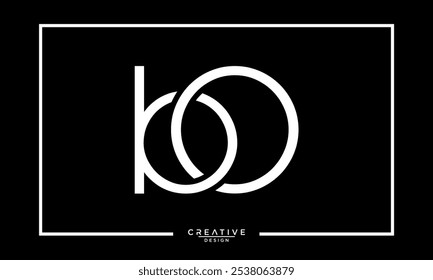 BO. OB. B. BO. Abstract Letters Logo Monogram